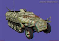 WWII German Half Track SdKfz250