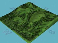 3d Interactive Relief Map of Mellor Iron Age Settlement