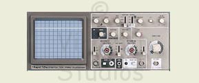 DC current trace Cathode Ray Oscilloscope trace of DC current